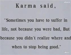 Karma said best quotes images