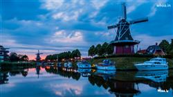 Netherlands, Holland, Windmill Travel Background I