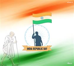 Republic day with gandhiji pictures download