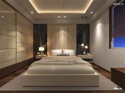 Rich look bedroom design with simple design