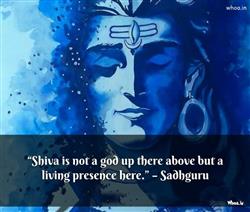 Shiva quotelord mahadev image with liteblue backgr