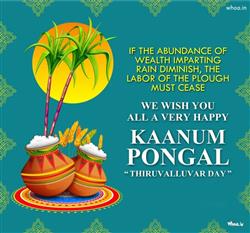We wish you all a very happy kaanum pongal wisheIm