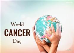 Wonderful HD greeting image of the World Cancer Da