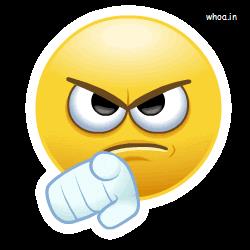 Angry Emoji Gif Animated Images Collection - Fire Angry Mood #3 Emoji-Gif Wallpaper