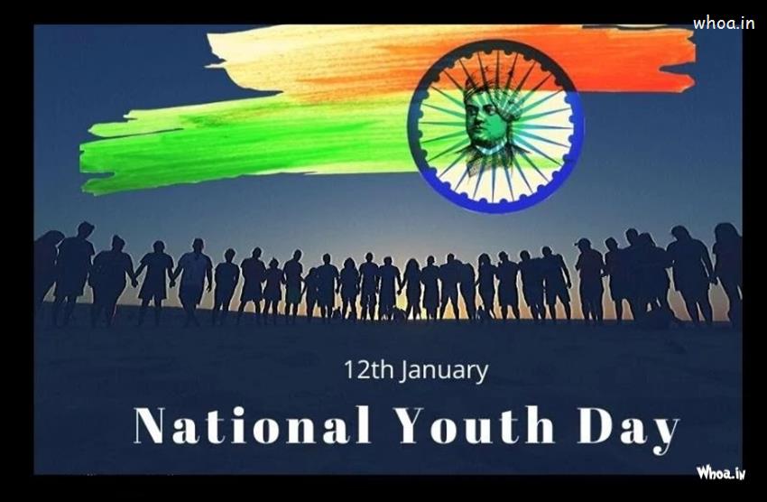12Th January National Youth Day Latest HD Desktop Wallpaper 