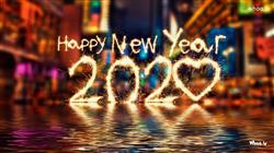 Happy New Year 2020  Welcome 2020 New Year Celebra