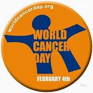 The World Cancer Day Image With It''s Symbol In Orange Colour