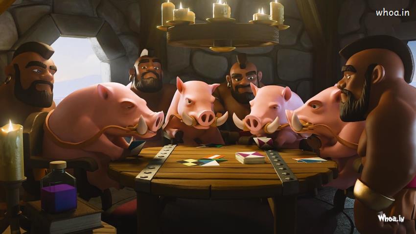 Clash Of Clan Hog Rider Hd Game Images Wallpapers #4 Clash-Of-Clans Wallpaper