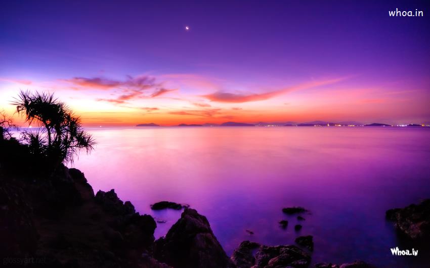 Sunny Day Sunset  Moonrise HD Wallpapers Natural Images  #5 Sunrise Wallpaper
