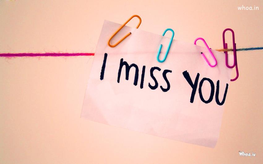 Image Of Saying I Miss Your