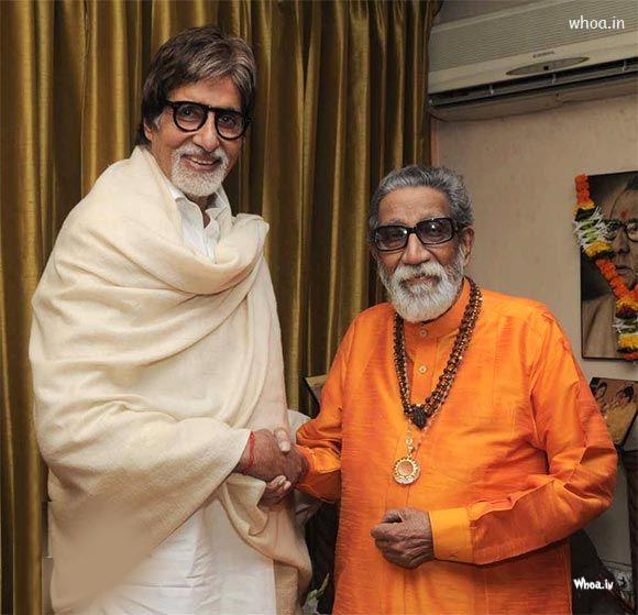  Bala Thackeray With Amitabh Bachchan New Photos Download