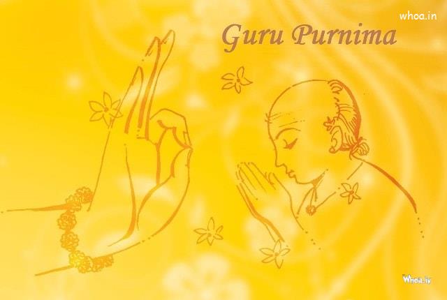 Beautiful Blessings Image For Wishing Happy Guru Purnima