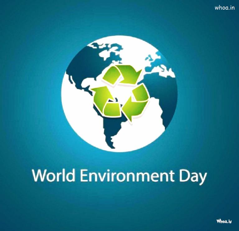 Beautiful Image Of World For Wishing Happy Environment Day