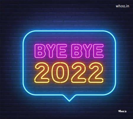 Bye Bye 2022 Simple With Black Background Images , 2022