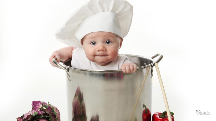 Cute Baby Pictures [HD] - Best Kids Cooking Photos 