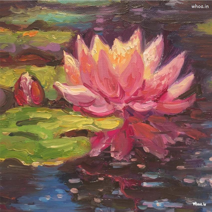 Flower Art Pictures , Images And Photos, Lotus Art Wallpaper