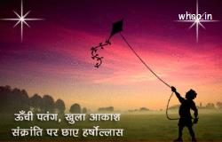 Happy Makar Sankranti Kites Flying Day Wishes GIF  