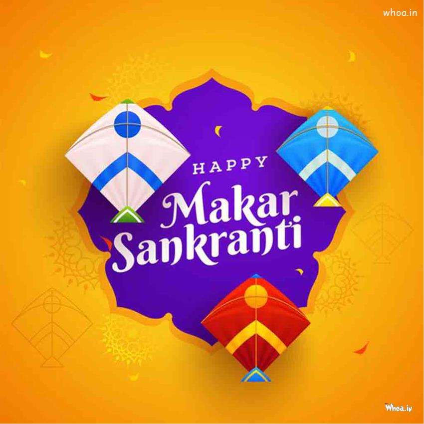 Happy Makar Sankranti Uttarayan HD 4K Images Free Download