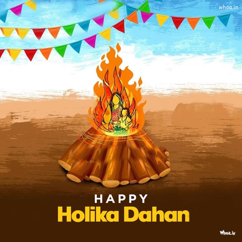 Holika Dahan Images Quotes,Wishes SMS & Status Free Download