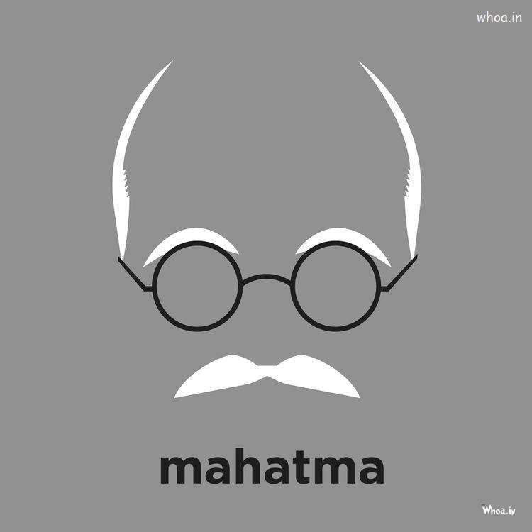Just Mahatma Image For Poster Drawing Quote And For Whatsapp Status