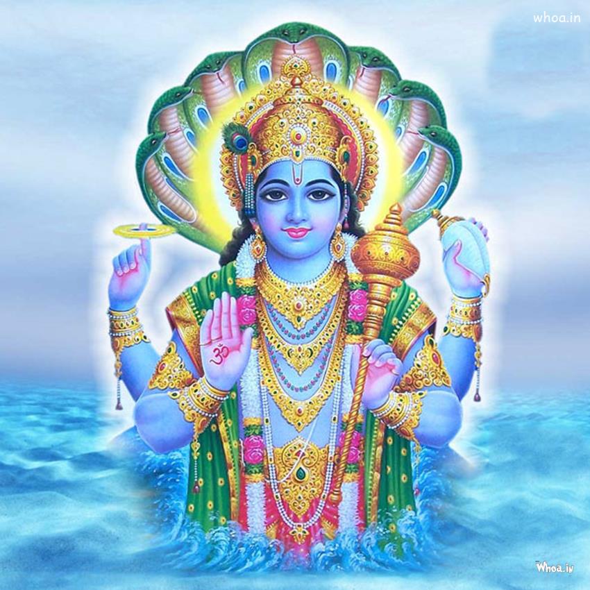 Beautiful Lord Vishnu Images - Narayan Lord Vishnu Image