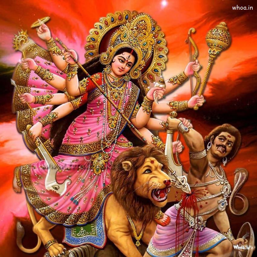 Mahishasur Mardini - Goddess Images And Wallpapers 