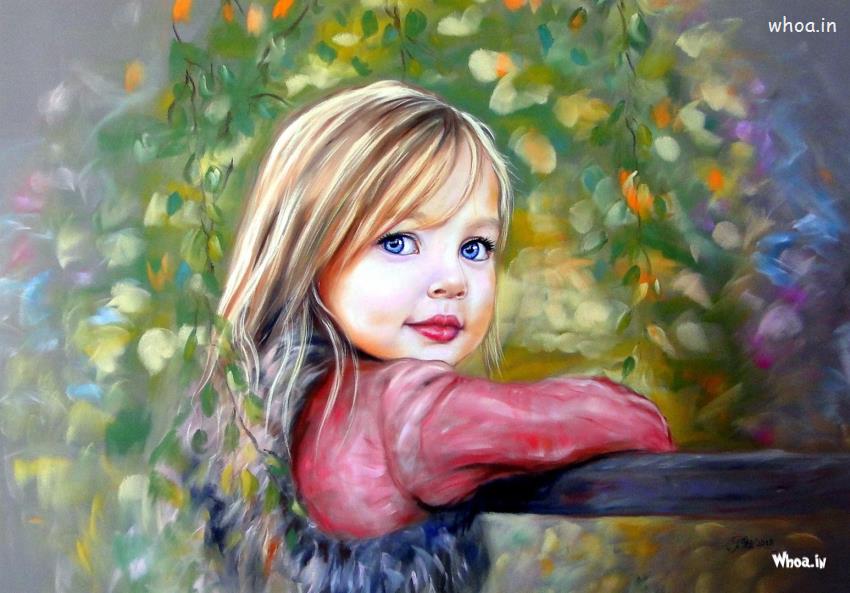 New Painting Designs - 2022 , Girl Painting Picture Download