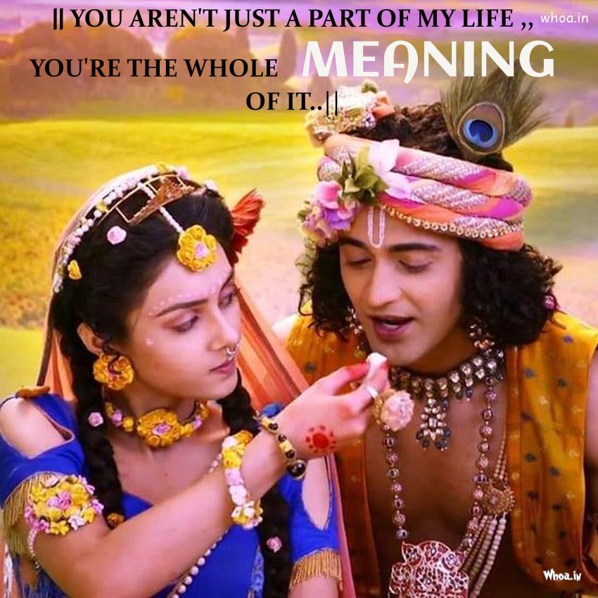Radha - Krishna Love Quotes, Status, Image,Photofor Facebook