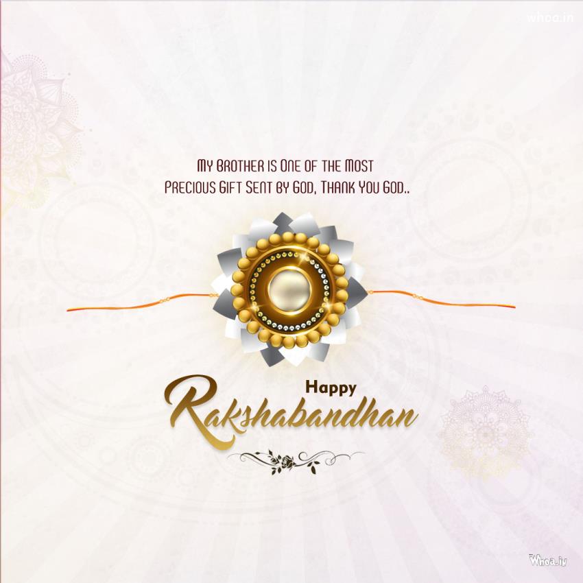 Rakhi Wishes Images For Rakshabandhan With Unique Design