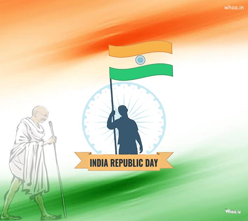 Republic Day With Gandhiji Pictures Download , Wallpaper