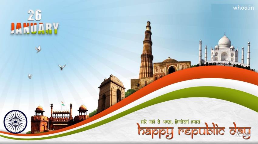 "Sare Jahan Se Acha Hindusta Hamara"With Happy Republic Day 