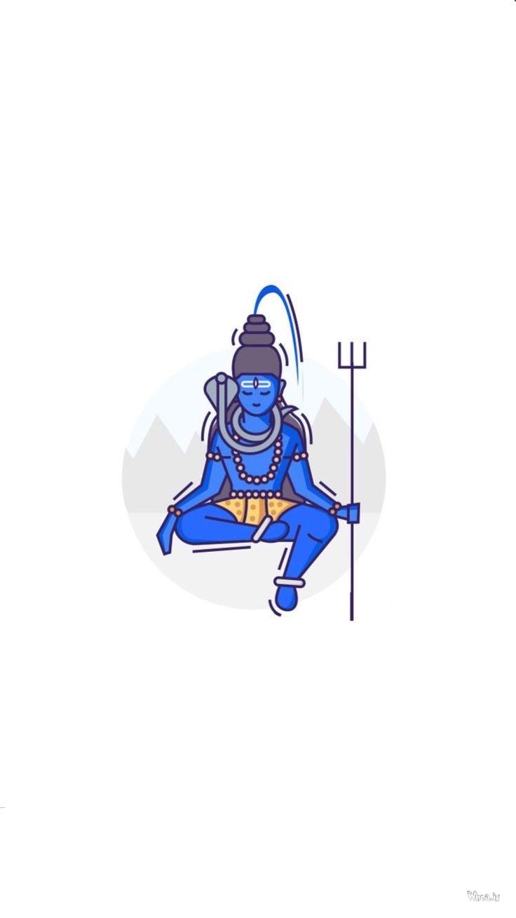 Mahadev Clip Art Image Sankara Amarnath Bholenath Blue Color 
