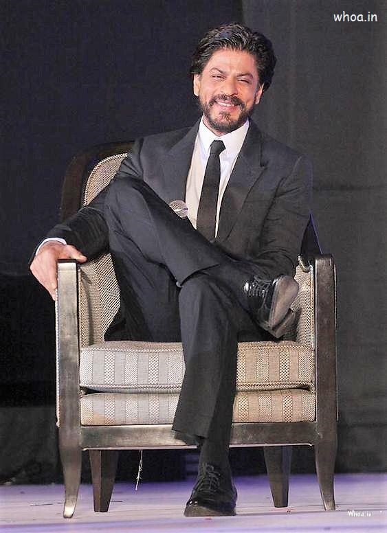 Shahrukh Khan Bollaywood Actors Black Shoot Look Amazing Look Smile Face For Srk 