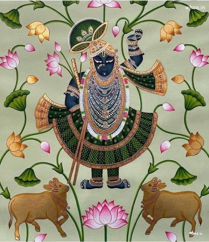 Shreenathji Beautiful Art Image Nathdwara Shreeji Bava