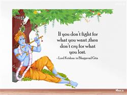 Krishna  krishna wallpepar with Bhagavad Gita quot
