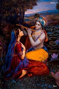 Shree RadheKrishna In the embrace of Radha Krishna