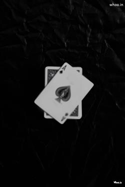 A play card images and black wallpaper