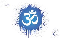Beautiful colorful om images