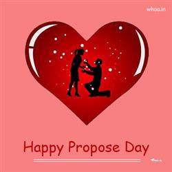 Beautiful heart with beautiful couple propose phot