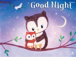 cartoon with Good night wishes images