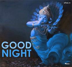 Good night wishes with ganesha pictures