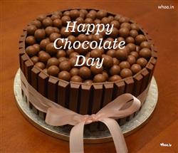 Happy Chocolates Day Cake best pictures