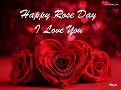 Happy Rose Day with I love you pictures
