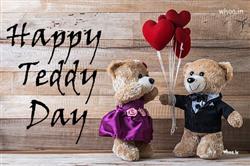 Happy Teddy Day with best teddy couple images and 