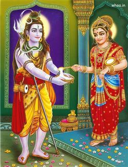 Lord shiva and annapurna devi images 