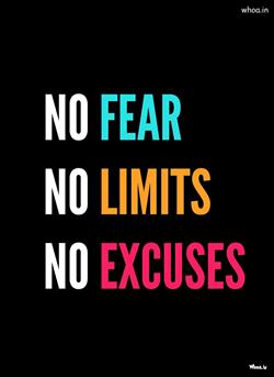 No fear no limit images and quotes 