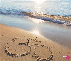 Om pictures with beautiful beach photos