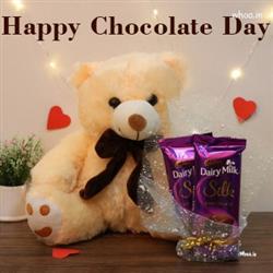 Teddy with Happy Chocolate Day HD photos 
