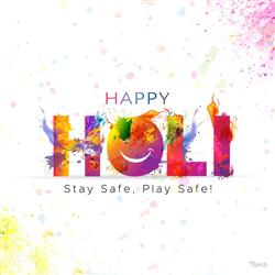 White background with happy holi wishes photos dow