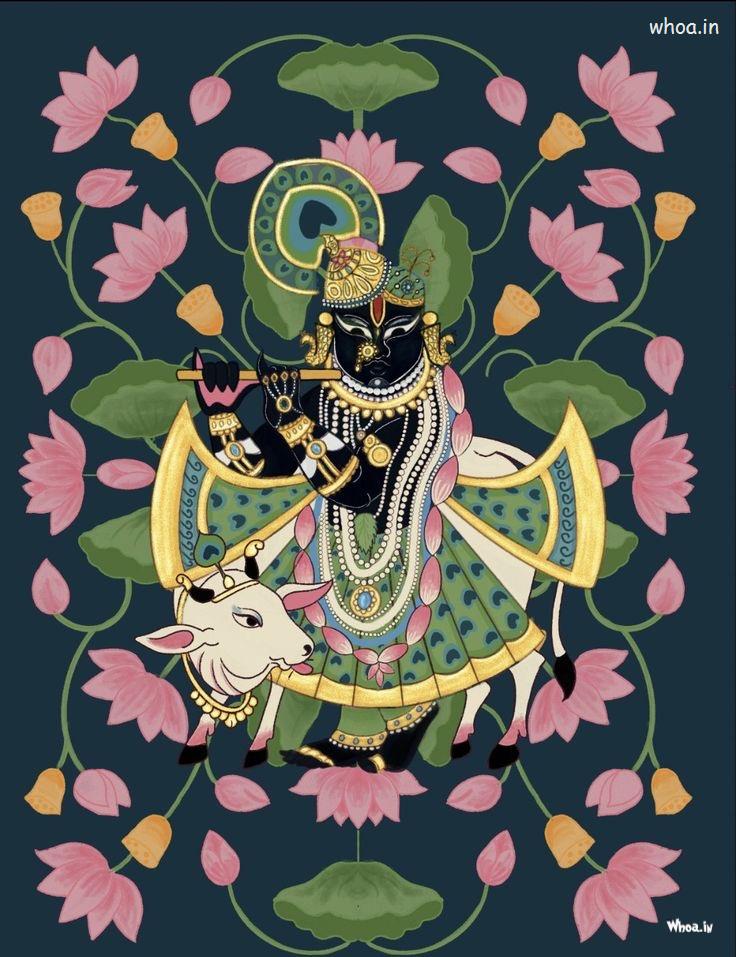 Shreenathji Beautiful Art Image Nathdwara Shreeji Bava #2 Shree-Nathji Wallpaper